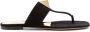 Valentino Garavani Leren sandalen Zwart - Thumbnail 1