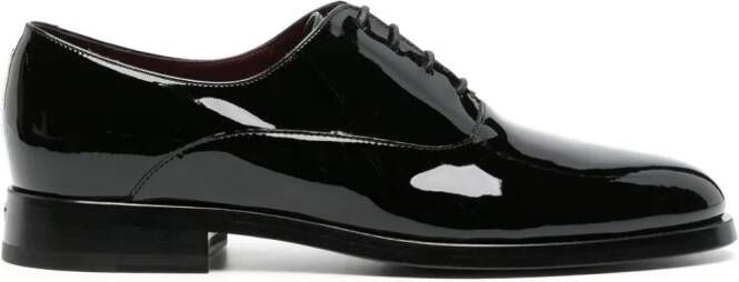 Valentino Garavani Payton lakleren Oxford schoenen Zwart