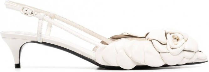 Valentino Garavani Pumps met puntige neus Wit