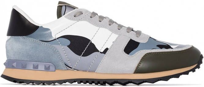 Valentino Garavani wade runner metallic grijs dessin - shoebaloo.nl/