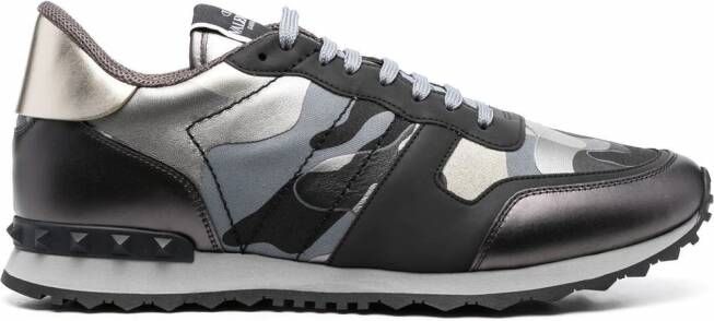 Valentino Garavani Rockrunner low-top sneakers Grijs