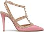 Valentino Garavani Rockstud pumps met hoge hak Roze - Thumbnail 1