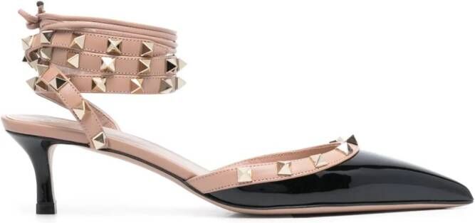 Valentino Garavani Rockstud pumps van lakleer (60 mm) Zwart
