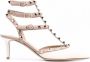 Valentino Garavani Rockstud leren pumps Beige - Thumbnail 1