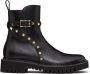 Valentino Garavani Rockstud 40mm leren enkellaarzen Zwart - Thumbnail 1