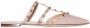 Valentino Garavani Rockstud leren pumps Beige - Thumbnail 1