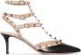 Valentino Garavani Rockstud leren pumps Zwart - Thumbnail 1