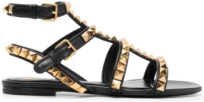 Valentino Garavani Rockstud No Limit sandalen Zwart