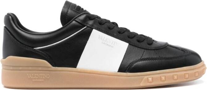 Valentino Garavani Rockstud leren sneakers Zwart