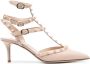 Valentino Garavani Rockstud pumps Roze - Thumbnail 1