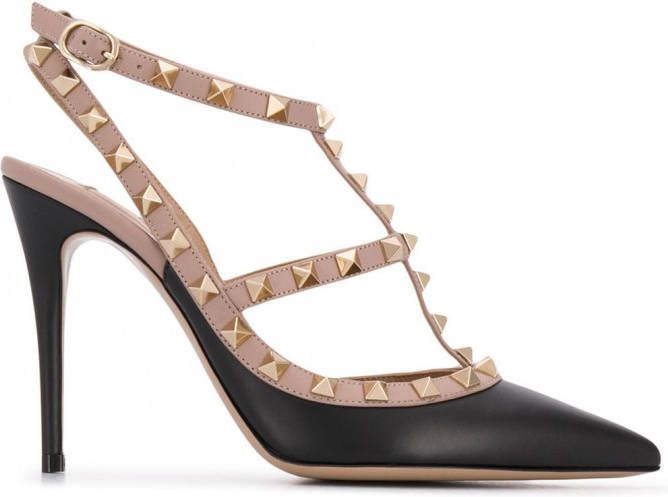 Valentino Garavani Rockstud pumps Zwart