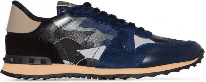 Valentino Garavani Rockstud sneakers Blauw - Schoenen.nl