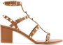 Valentino Garavani Rockstud sandalen Bruin - Thumbnail 1