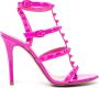 Valentino Garavani Rockstud sandalen met enkelbandje Roze - Thumbnail 1