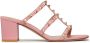 Valentino Garavani Rockstud sandalen met open teen Roze - Thumbnail 1