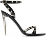 Valentino Garavani Rockstud sandalen met plateauzool Zwart - Thumbnail 1