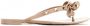 Valentino Garavani Rockstud teenslippers met strik Veelkleurig - Thumbnail 1