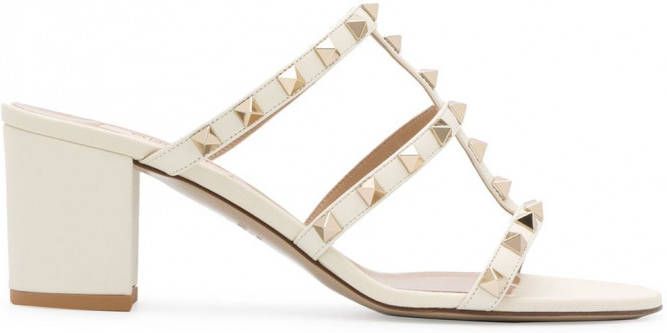 Valentino Garavani Rockstud sandalen Beige