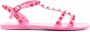Valentino Garavani Rockstud sandalen Roze - Thumbnail 1