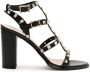 Valentino Garavani Rockstud sandalen Zwart - Thumbnail 1