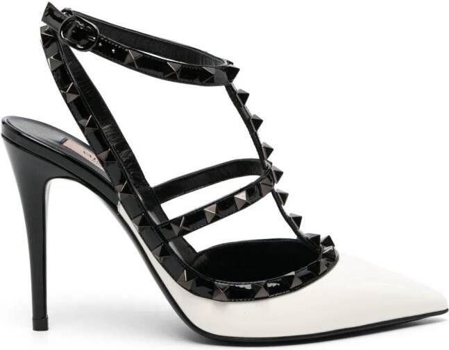 Valentino Garavani Rockstud stiletto pumps Wit