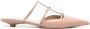 Valentino Garavani Rockstud Wispy leren slippers Beige - Thumbnail 1