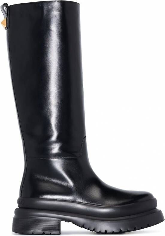 Valentino Garavani Roman knielaarzen Zwart