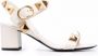 Valentino Garavani Roman Stud leren sandalen dames leerleerleer 37.5 Beige - Thumbnail 1