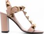 Valentino Garavani Roman Stud leren sandalen Roze - Thumbnail 1