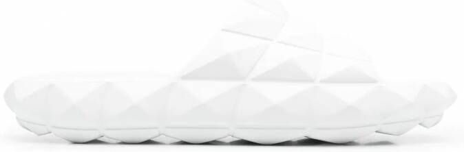 Valentino Garavani Roman Stud slippers Wit