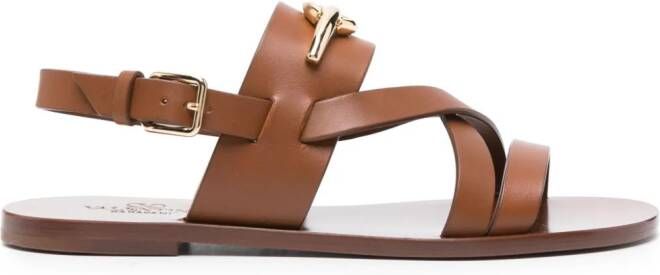 Valentino Garavani VLogo Signature sandalen Bruin