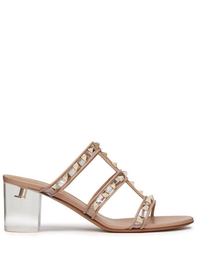 Valentino Garavani Sandalen met Rockstud-detail Beige