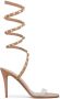 Valentino Garavani 100 mm Rockstud sandalen Beige - Thumbnail 1