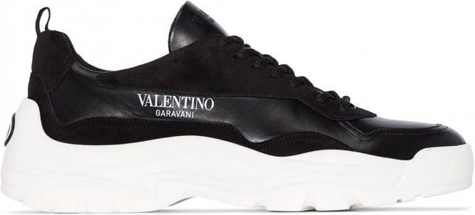 Valentino Garavani Gumboy leren sneakers Zwart