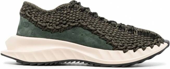 Valentino Garavani Sneakers met haakmotief Groen