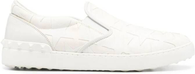 Valentino Garavani Sneakers met jacquard Wit