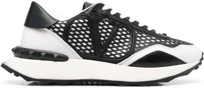 Valentino Garavani Sneakers met logoprint Zwart