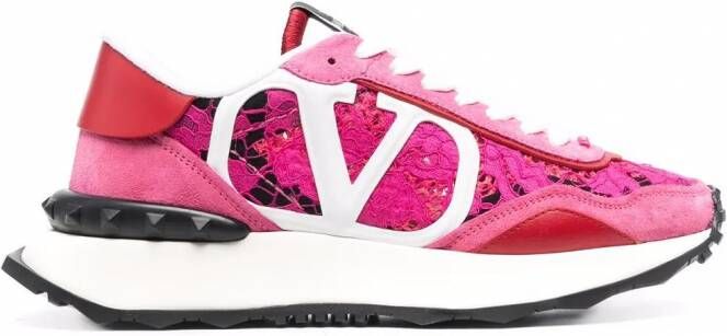 Valentino Garavani Sneakers met mesh Roze