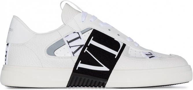 Valentino Garavani VL7N low-top leren sneakers Wit