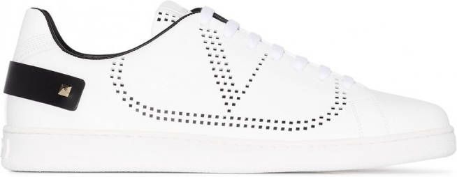Valentino Garavani Sole leren sneakers Wit