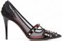 Valentino Garavani Pumps met studs Zwart - Thumbnail 1