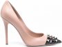 Valentino Garavani Pumps met studs Roze - Thumbnail 1