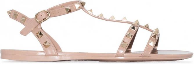 Valentino Garavani Summer Rockstud sandalen Beige