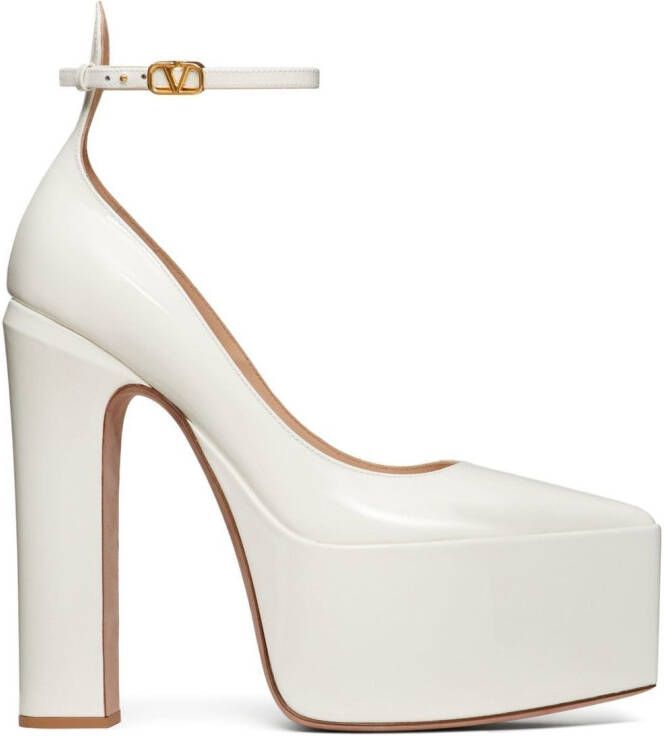 Valentino Garavani Tan-Go 165mm platform pumps Wit