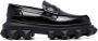 Valentino Garavani Trackstud leren loafers Zwart - Thumbnail 1