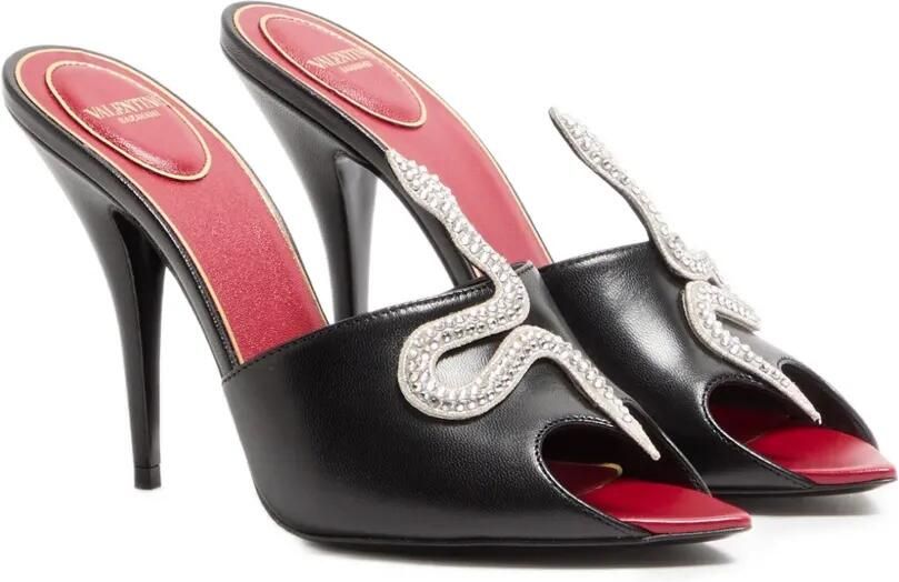 Valentino Garavani 105 mm Coeur Vipère sandalen Zwart - Foto 4