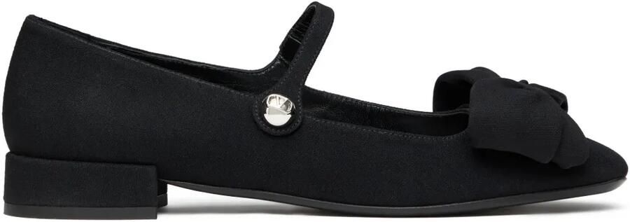 Valentino Garavani 20 mm Bowjane Mary-Jane ballerina's Zwart