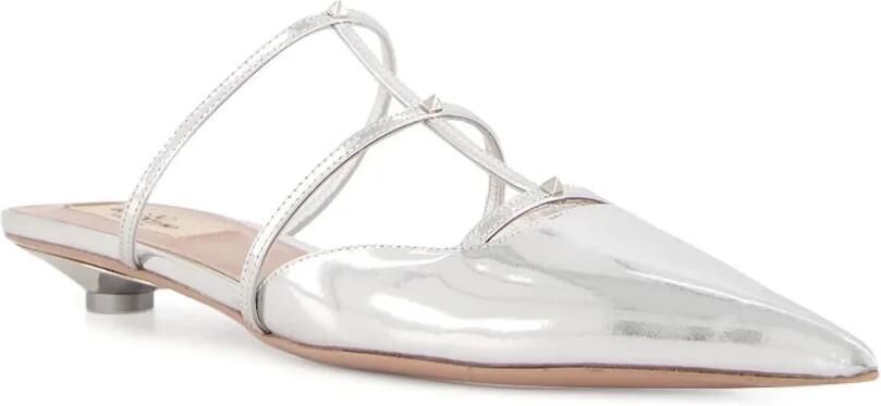 Valentino Garavani 20 mm Palladium muiltjes Zilver