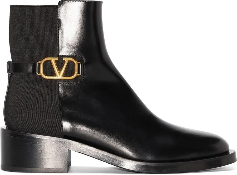 Valentino Garavani 30 mm VLogo Signature enkellaarzen Zwart
