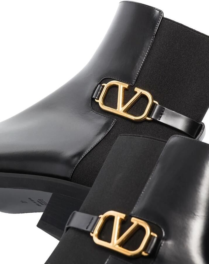 Valentino Garavani 30 mm VLogo Signature enkellaarzen Zwart - Foto 2